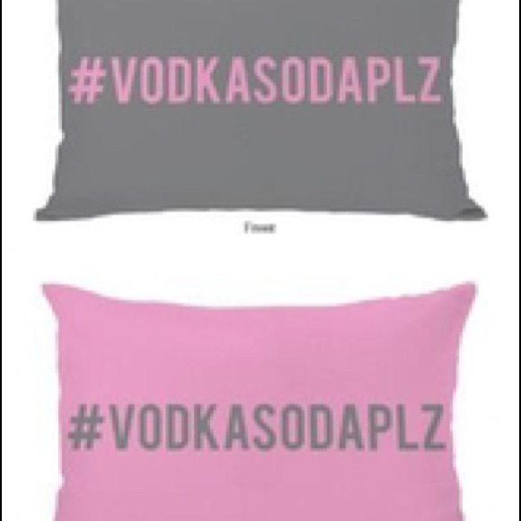 NWT! #VODKASODAPLZ Pillow - Picture 5 of 5